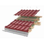 Tigla metalica Roofart dublu-modulara Mat  Premium Nordic